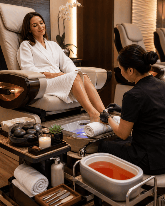 Spa Pedicures — Calgary nail spa
